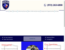 Tablet Screenshot of heartland-security.com